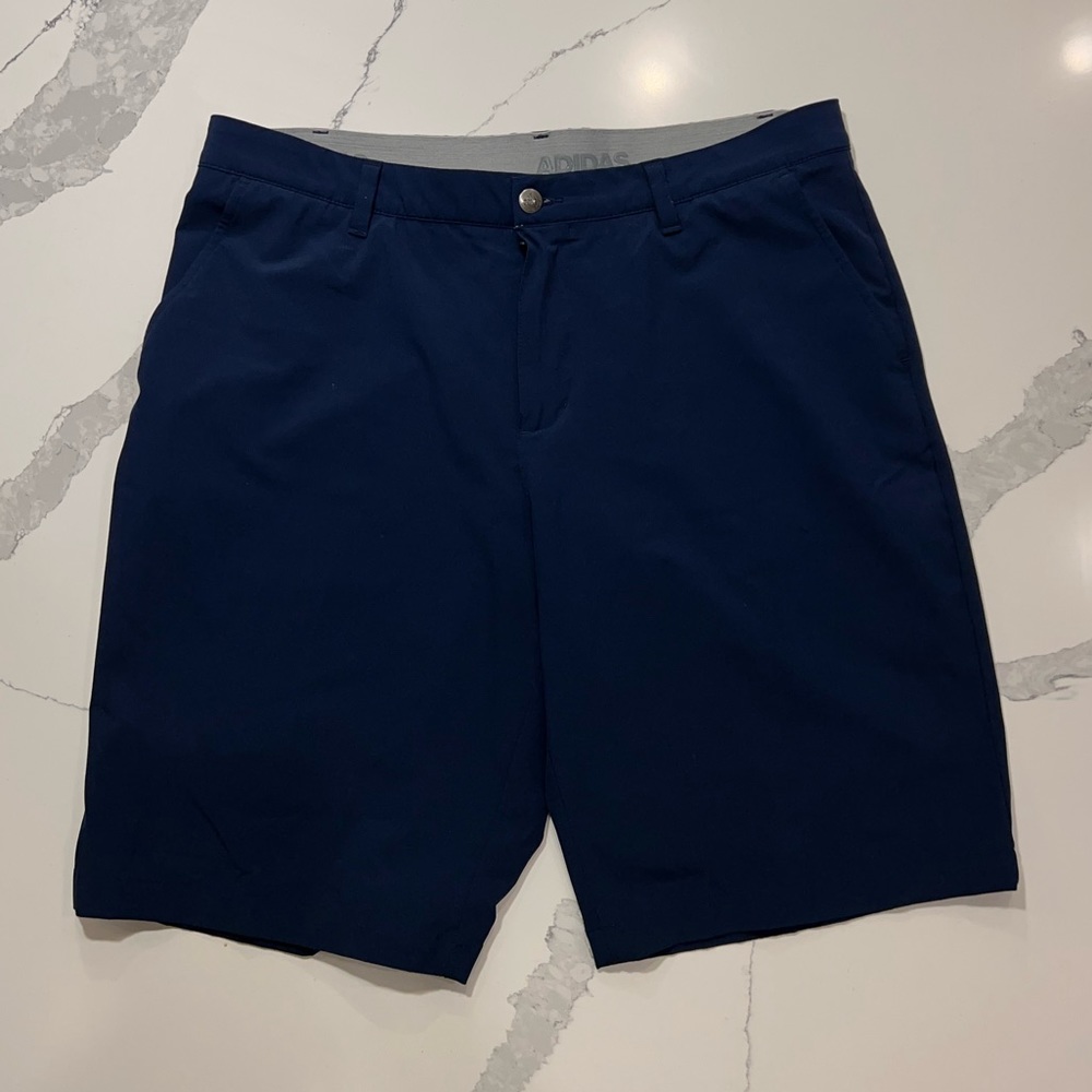 Adidas navy lightweight short size 36 large